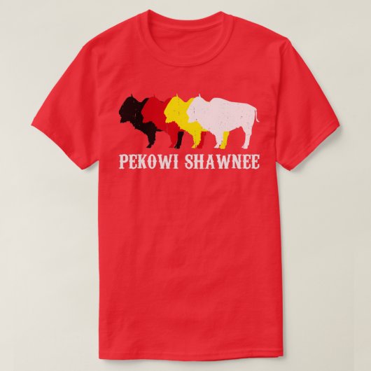 Pekowi Shawnee Indianen T-shirt (Design voorkant)