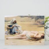 Pelagia en Philammon (Dood van een mooie heilige) Kaart (Staand voorkant)