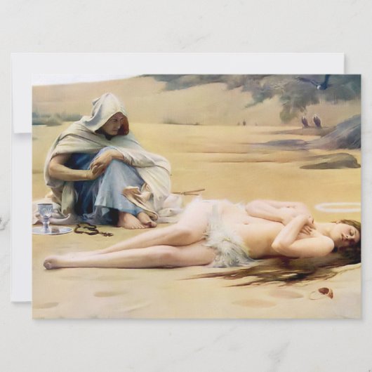 Pelagia en Philammon (Dood van een mooie heilige) Kaart (Voorkant)