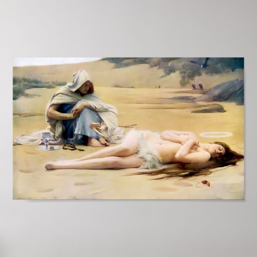 Pelagia en Philammon (Dood van een mooie heilige) Poster (Voorkant)