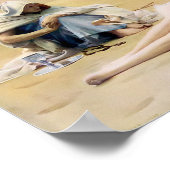 Pelagia en Philammon (Dood van een mooie heilige) Poster (Hoek)