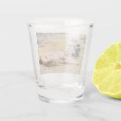 Pelagia en Philammon (Dood van een mooie heilige) Shot Glas (Achterkant)