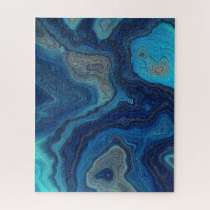 “Pelagic Contours” – Een abstract zeegezicht Legpuzzel
