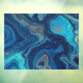 “Pelagic Contours” – Een abstract zeegezicht Raamsticker (Vel 3)
