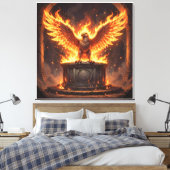 Pelasgisch Altaar van de Vlammende Adelaar 0 Canvas Afdruk (Insitu (Slaapkamer))