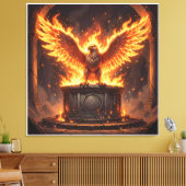 Pelasgisch Altaar van de Vlammende Adelaar 0 Canvas Afdruk (Insitu (Woonkamer))