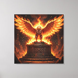 Pelasgisch Altaar van de Vlammende Adelaar II Canvas Afdruk