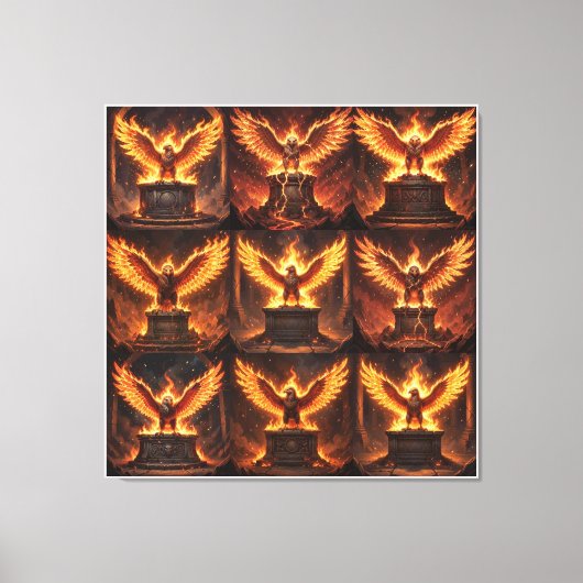 Pelasgisch Altaar van de Vlammende Adelaar IX Canvas Afdruk (Voorkant)