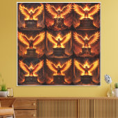 Pelasgisch Altaar van de Vlammende Adelaar IX Canvas Afdruk (Insitu (Woonkamer))