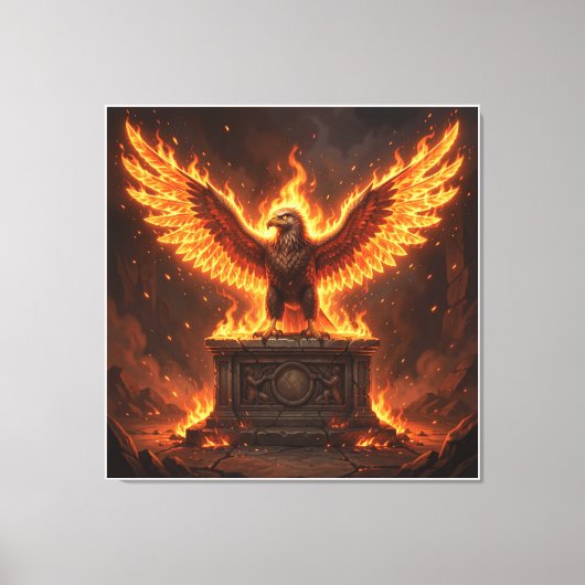 Pelasgisch Altaar van de Vlammende Adelaar VII Canvas Afdruk (Voorkant)