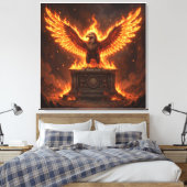 Pelasgisch Altaar van de Vlammende Adelaar VII Canvas Afdruk (Insitu (Slaapkamer))