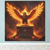 Pelasgisch Altaar van de Vlammende Adelaar VII Canvas Afdruk (Insitu (Houten vloer))