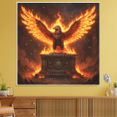 Pelasgisch Altaar van de Vlammende Adelaar VII Canvas Afdruk (Insitu (Woonkamer))