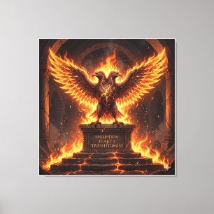 Pelasgisch Altaar van de Vlammende Adelaar X Canvas Afdruk