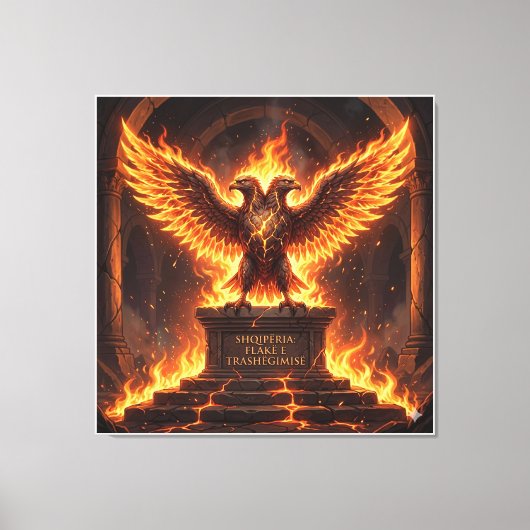 Pelasgisch Altaar van de Vlammende Adelaar X Canvas Afdruk (Voorkant)