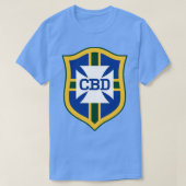 Pele Brasil 1970 CBD Jersey FrontBack Print T-shirt (Design voorkant)