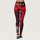 Pele De Hawaïaanse Godin Zwarte Leggings (Achterkant)