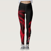 Pele De Hawaïaanse Godin Zwarte Leggings (Voorkant)