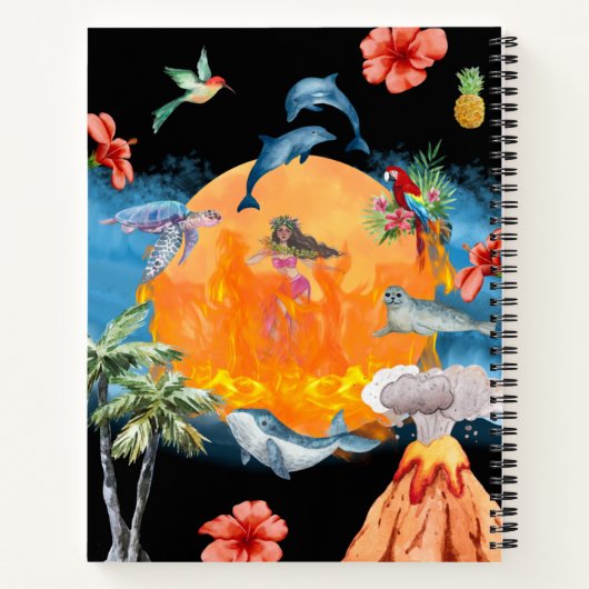 Pele Goddess Journal Notitieboek (Achterkant)