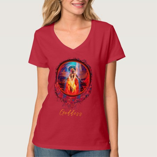 PELE Goddess of Fire  T-shirt (Voorkant)