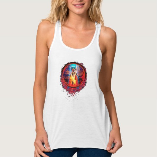 PELE Godin van Vuur Tanktop (Voorkant)