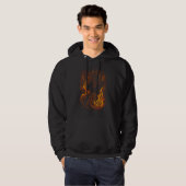 Pele Polynesian Mythology Goddess of Volcanoes Haw Hoodie (Voorkant volledig)