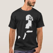 Pele Silhouette Classic T-Shirt (Voorkant)