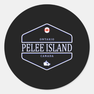Pelee Island Ontario Canada Ronde Sticker