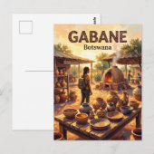 Pelegano Pottenbakkerij Botswana Briefkaart (Voorkant / Achterkant)