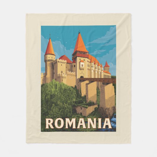 Peles Castle Roemenië Fleece Deken (Voorkant)