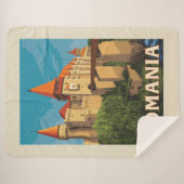 Peles Castle Roemenië Sherpa Deken (Voorkant (horizontaal))