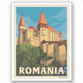 Peles Castle Roemenië Sticker (Voorkant)