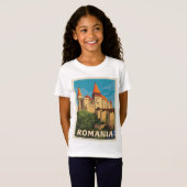 Peles Castle Roemenië T-shirt (Voorkant volledig)