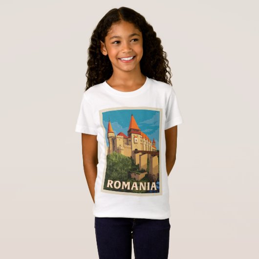 Peles Castle Roemenië T-shirt (Voorkant volledig)