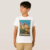 Peles Castle Roemenië T-shirt (Voorkant volledig)