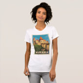 Peles Castle Roemenië T-shirt (Voorkant volledig)