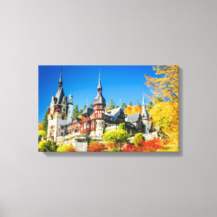 Peles Castle Sinaia Canvas Afdruk