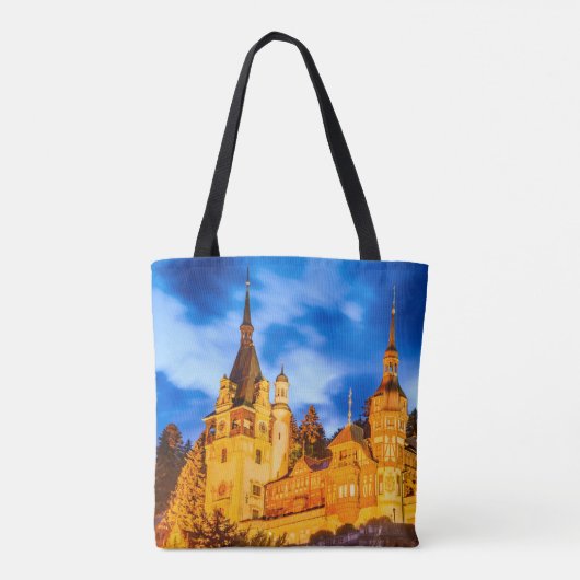 Peles castle Sinaia Tote Bag (Achterkant)