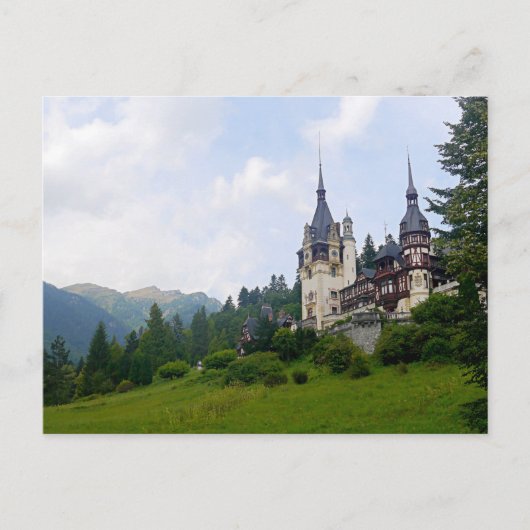 Peleș Castle, Transsylvanië, România Briefkaart (Voorkant)