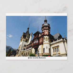 Peles Castle, Transylvania, Roemenië Briefkaart