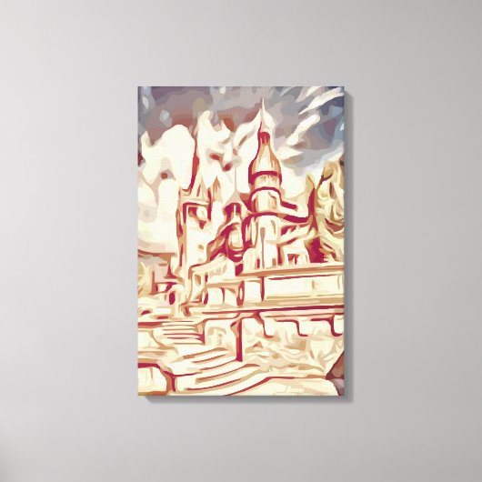 Peles kasteel canvas afdruk (Voorkant)