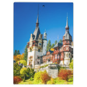 Peles kasteel vanuit Sinaia Klembord (Achterkant)