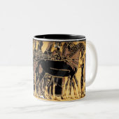 Peleus en Thetis Wedding-Mok Tweekleurige Koffiemok (Voorkant rechts)
