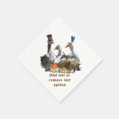 Pelgrim & Eenden Thanksgiving Servet (Hoek)
