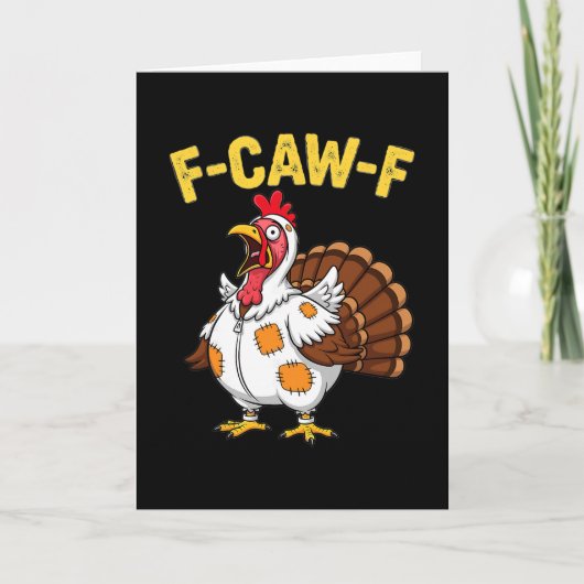 Pelgrim Kat Rijdt Kalkoen Grappige Huisdier Liefhe Kaart (Voorkant)