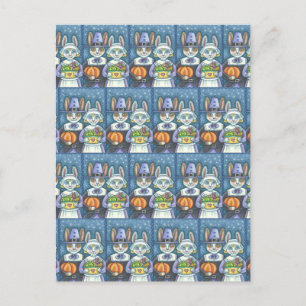 PELGRIM KONIJNTJES, NETJES EN BETAMELIJKE THANKSGI BRIEFKAART