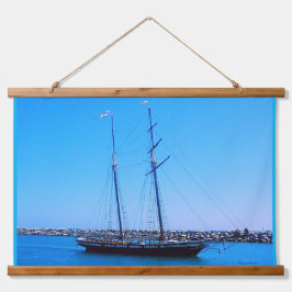 Pelgrim naar de haven, hangend wandkleed