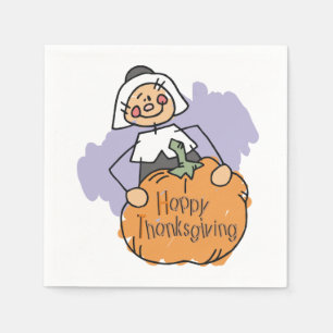Pelgrim Thanksgiving Decoratie Servet