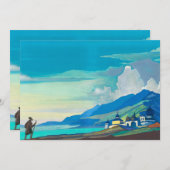 Pelgrim van de Stralende Stad door Nicholas Roeric Kaart (Voorkant / Achterkant)