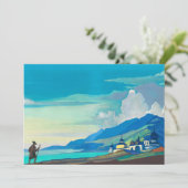 Pelgrim van de Stralende Stad van Nicholas Roerich Kaart (Staand voorkant)